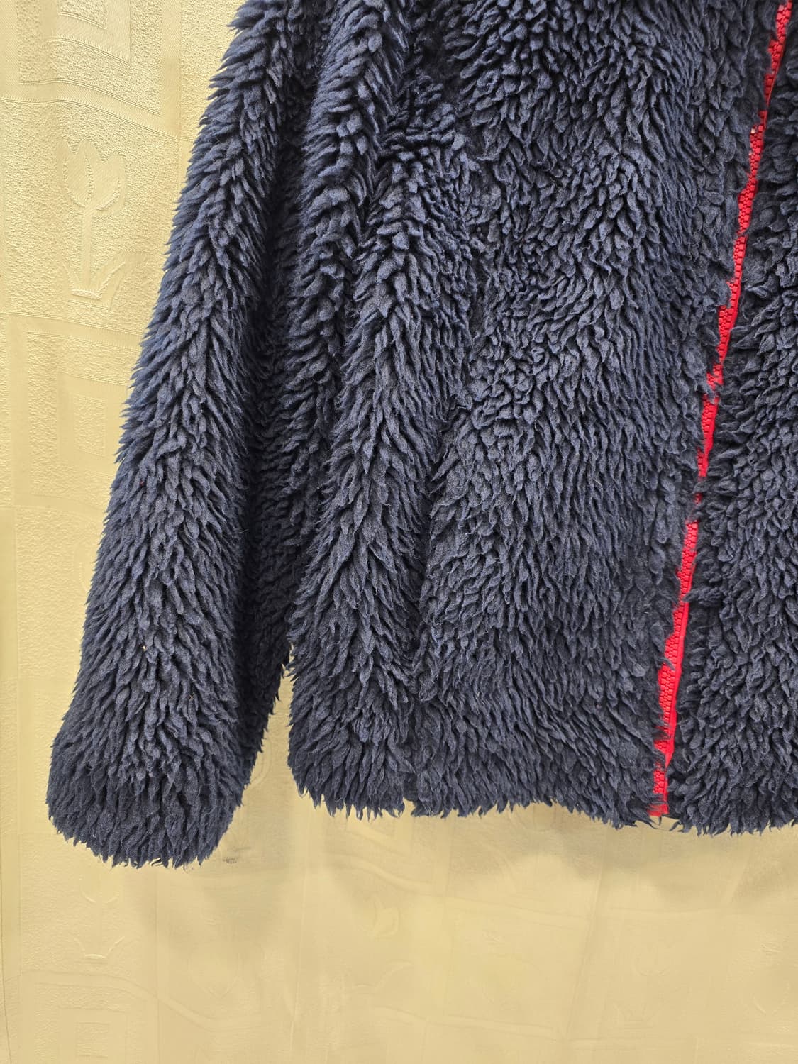 타미힐피거 네이비 뽀글이 플리스 집업 자켓 95 상품이미지4