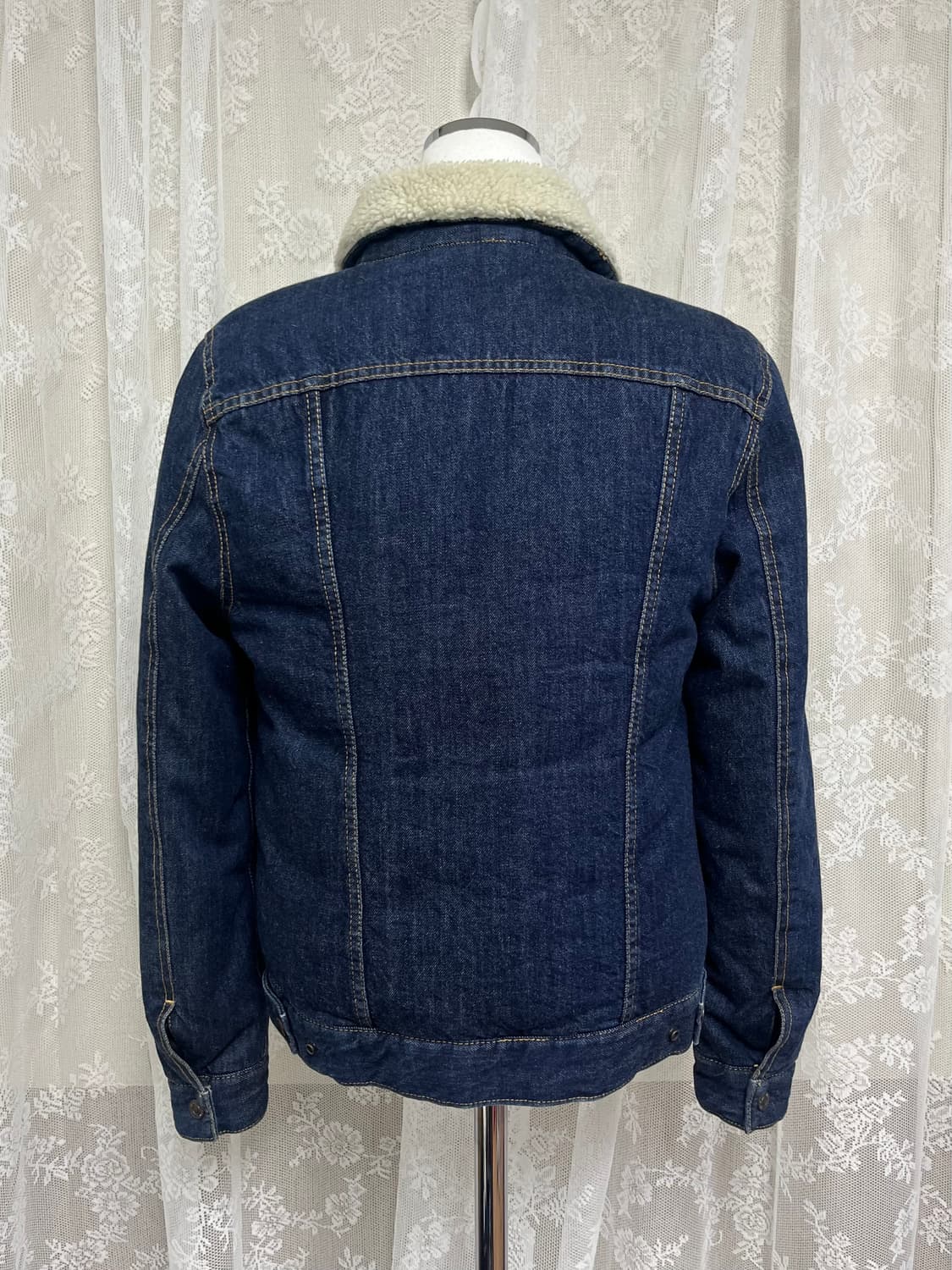 S) 리바이스 여성 쉐르파 데님 구스다운 자켓 상품이미지2