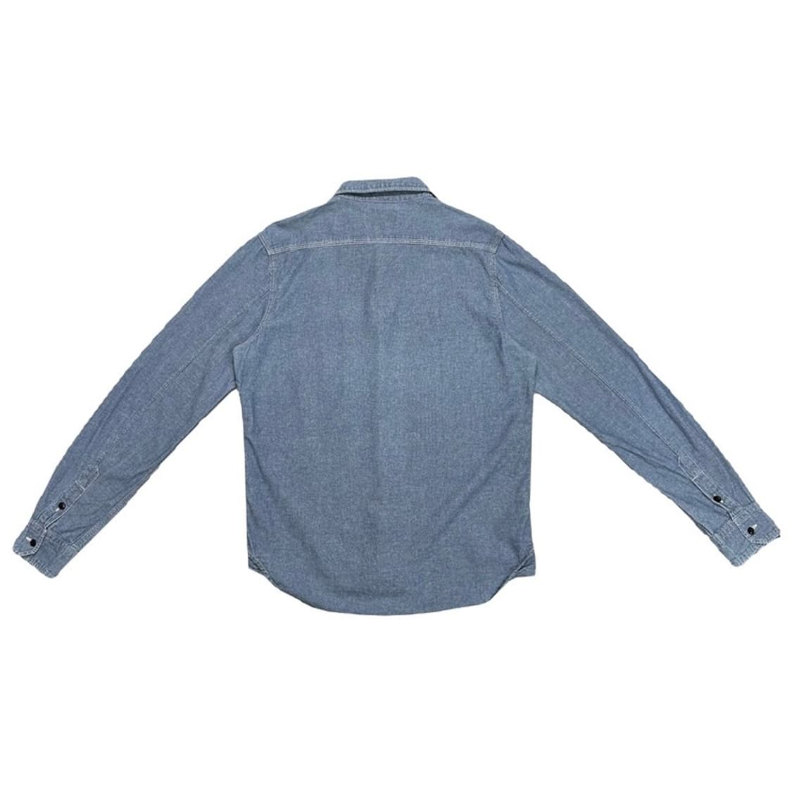 알파인더스트리 U.S.A.I 스탠실 디자인 샹브레이 셔츠 M 상품이미지7