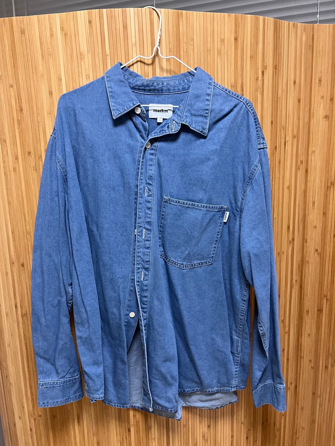 마크엠 데님셔츠 L 상품이미지1