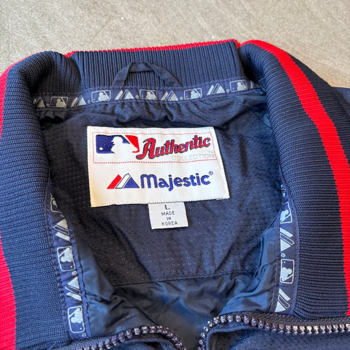 마제스틱 정품 보스턴 네이비 자켓 상품이미지5