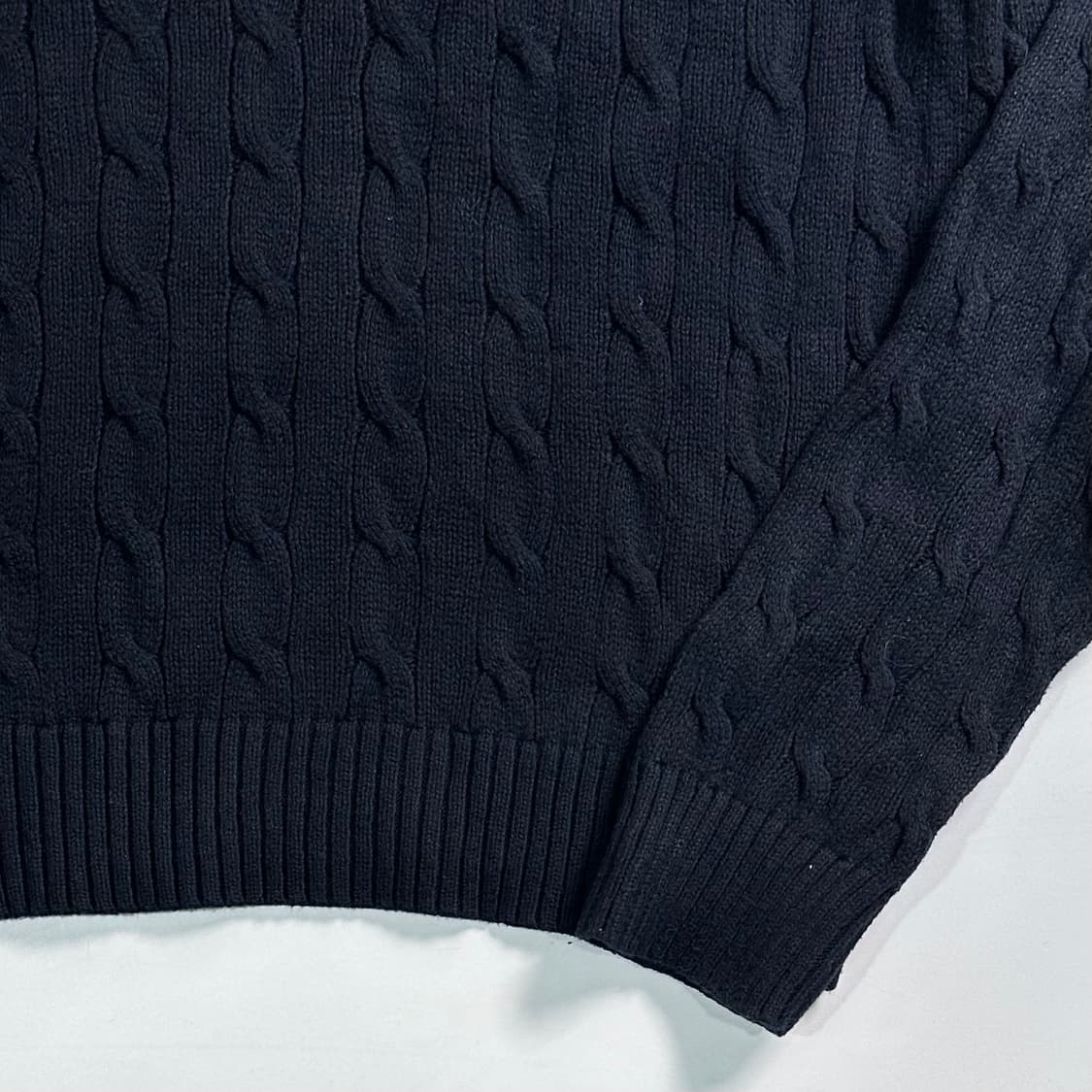 폴로 랄프로렌 블랙 케이블 니트 상품이미지4