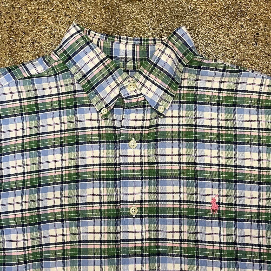 미국 빈티지 폴로 랄프로렌 체크셔츠 남방 상품이미지3