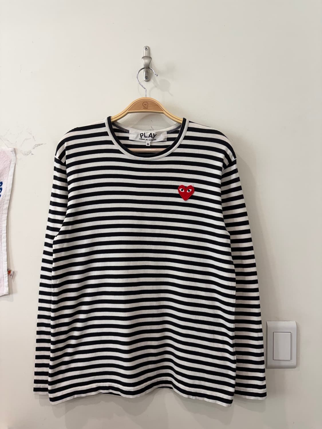 297. 꼼데가르송 스트라이프 롱슬리브 긴팔 상품이미지1