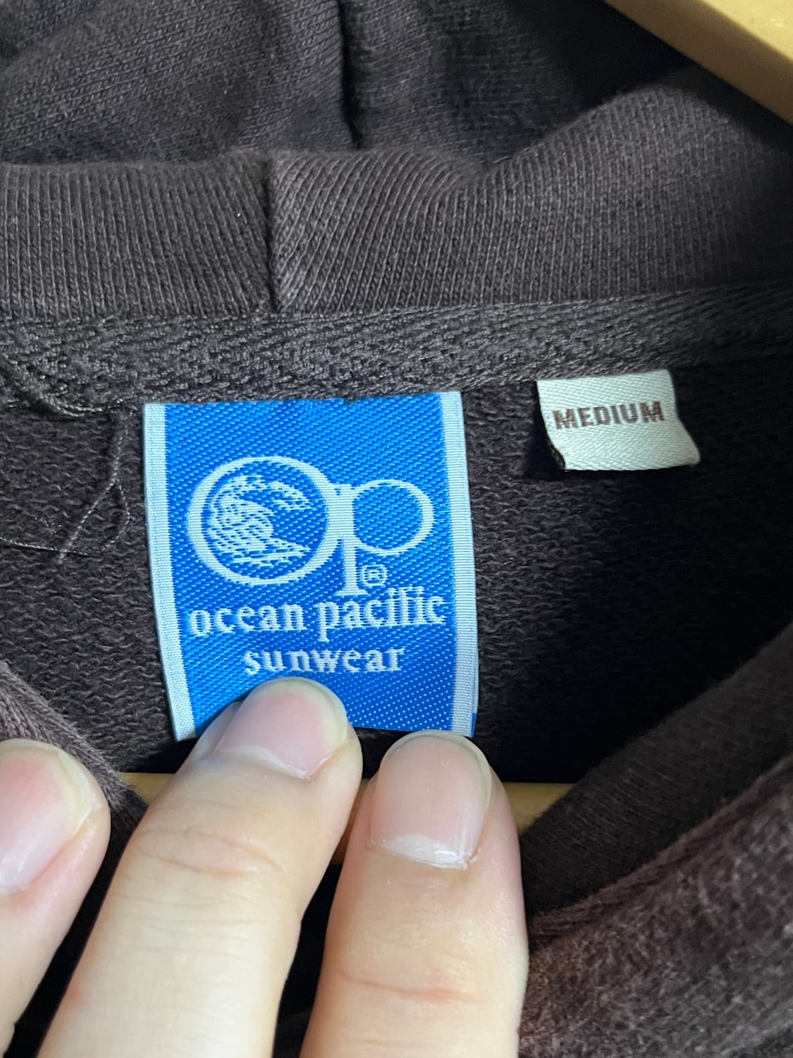 공용 오션퍼시픽 오버핏 후드티셔츠 M 상품이미지5