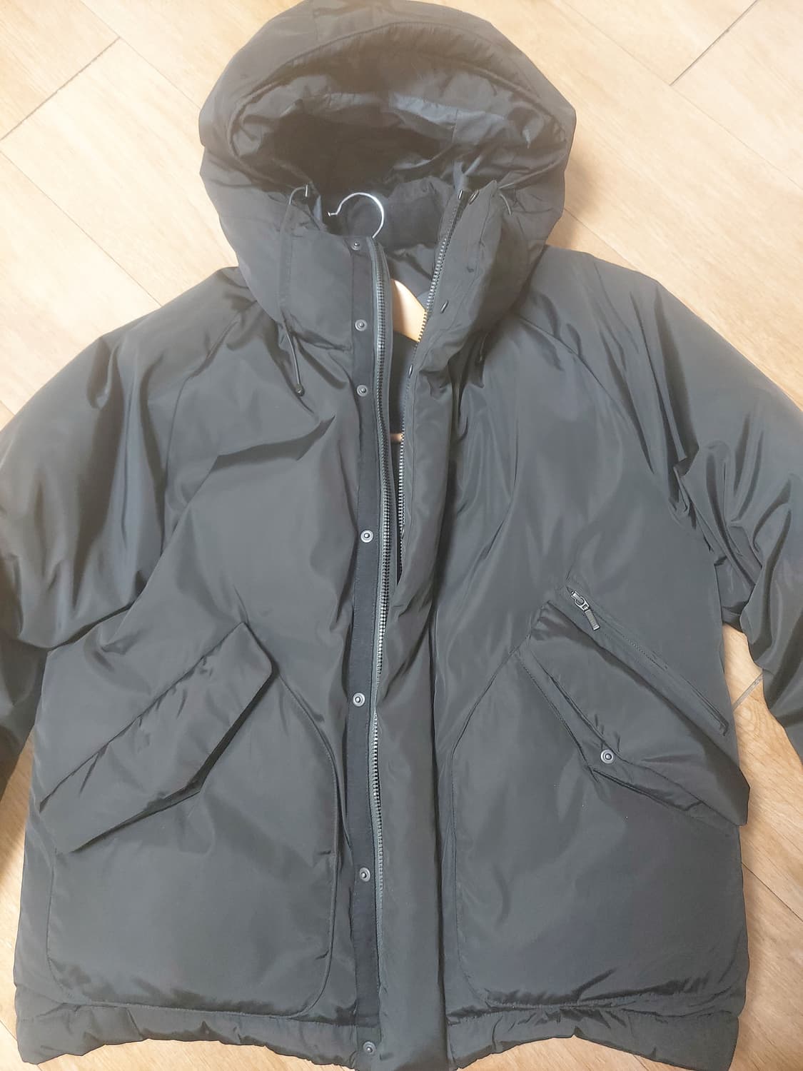 러프사이드 24fw 클라우드파카 블랙 상품이미지1