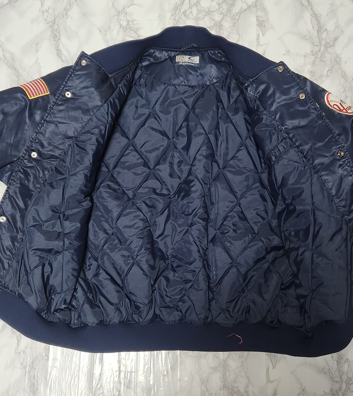 아디다스 삼선 검주 빅로고 올드스쿨 경량 점퍼 자켓 상품이미지8