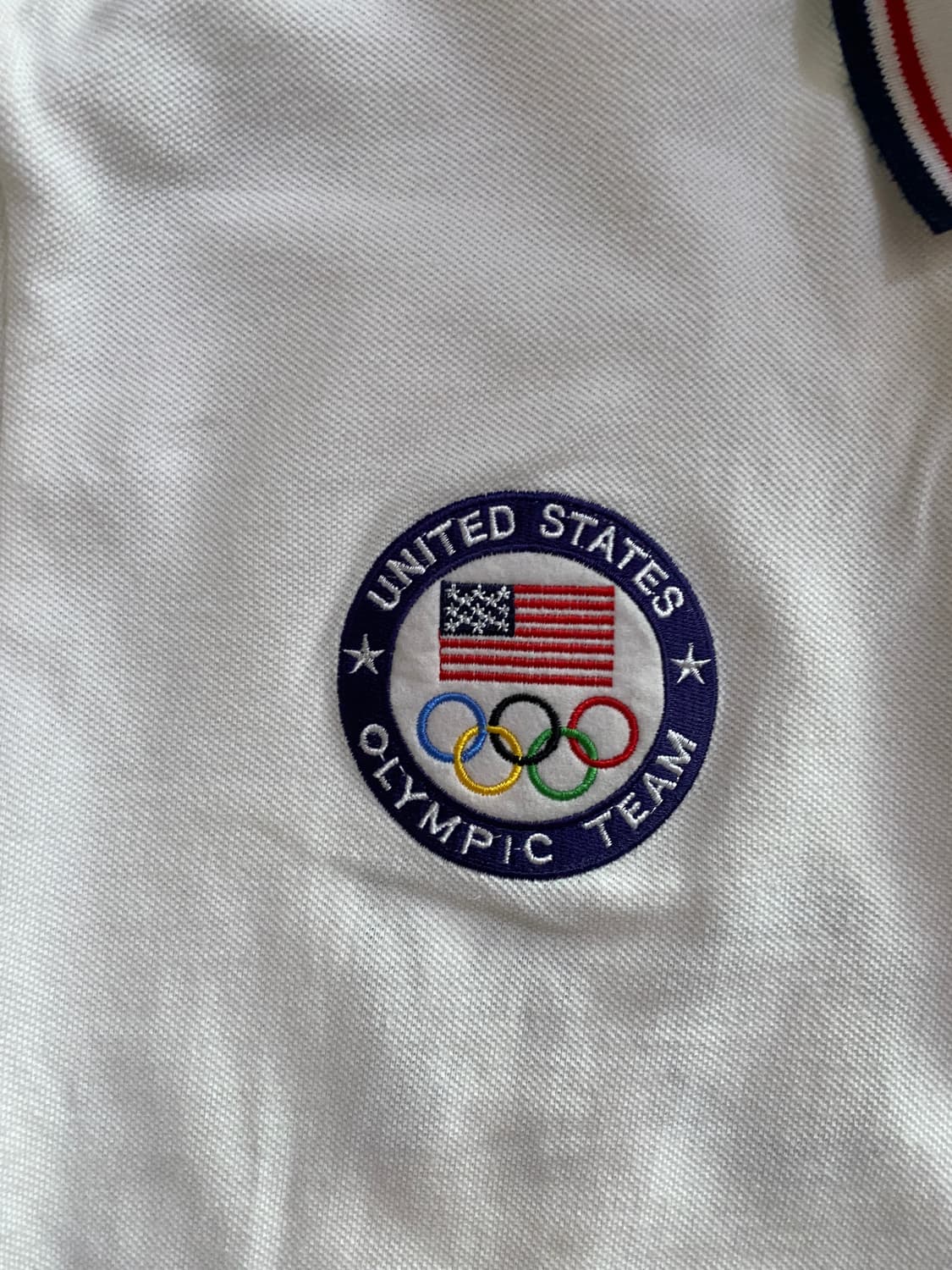 폴로 랄프로렌 런던 올림픽팀 화이트 카라티 105~110 상품이미지4