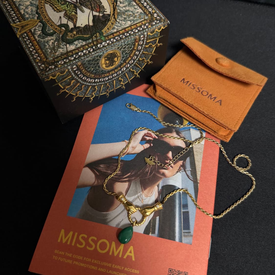 (BTS 뷔 착용) 정품 미쏘마 해리스 리드 목걸이 팝니다 상품이미지1