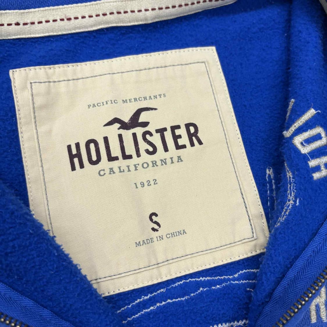 홀리스터 y2k 올드스쿨 스웻 후드집업 희귀져지(S) 상품이미지4