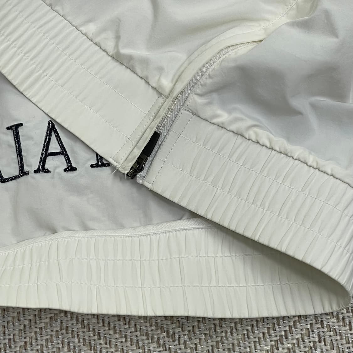 휠라 화이트 반집업 아노락 L 상품이미지3