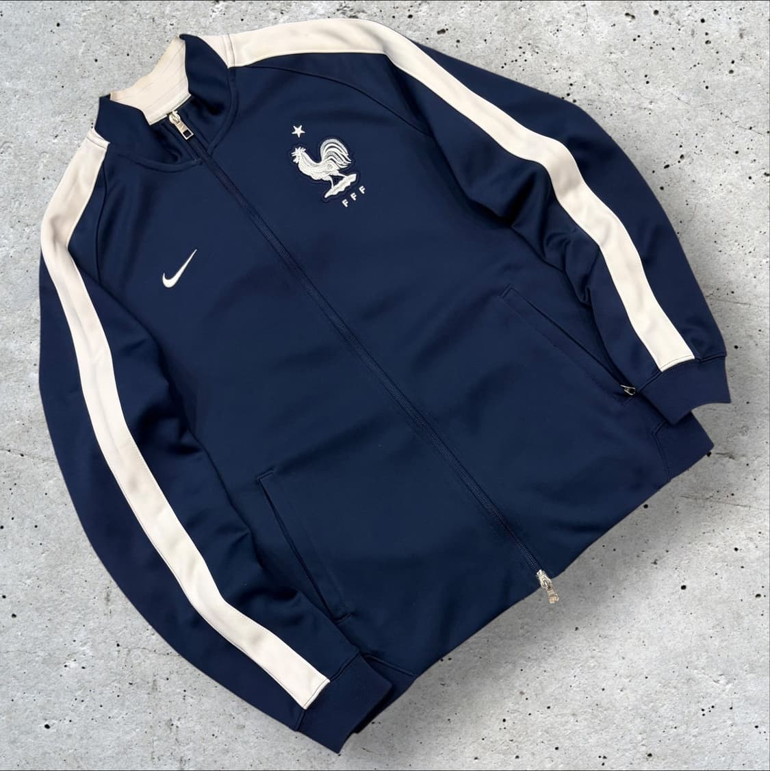 [XL] 나이키 14-15 프랑스 FFF 트랙 자켓 네이비 B923 상품이미지1