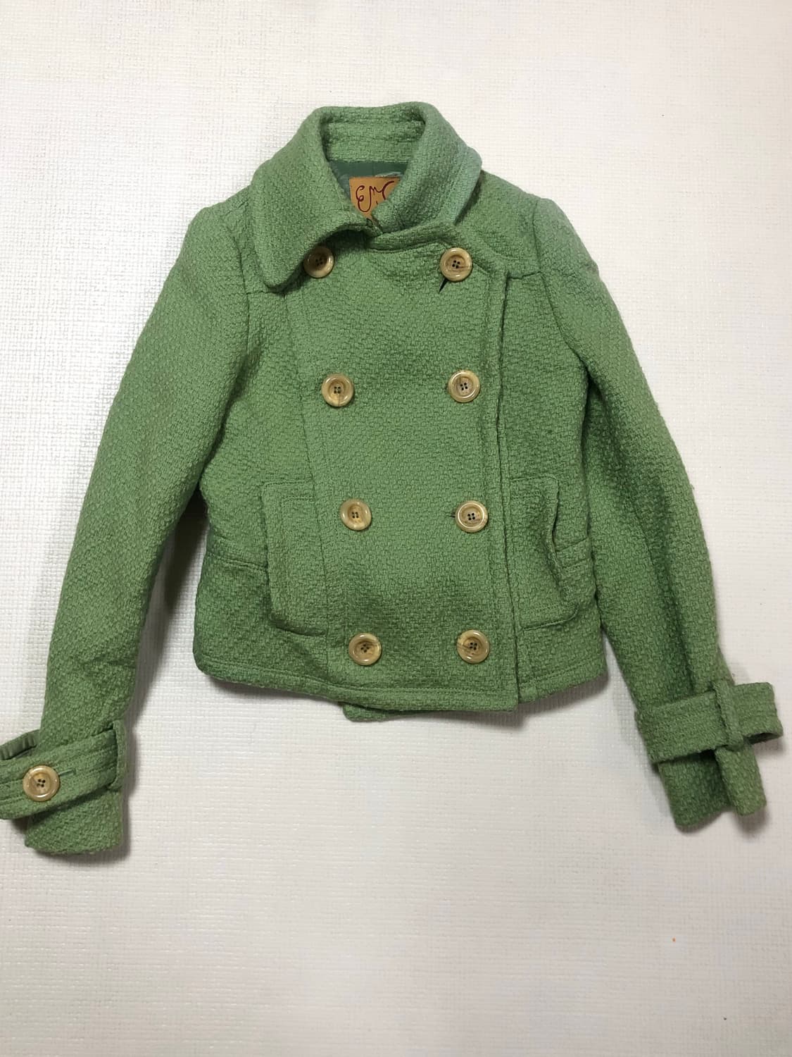 빈티지 그린 트위드 자켓 상품이미지9