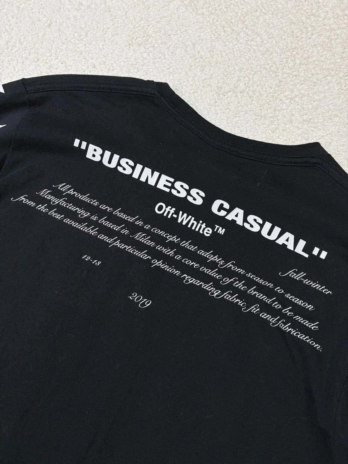 오프화이트 18FW 베르니니 프린트 코튼 롱슬리브 PN5953 상품이미지6