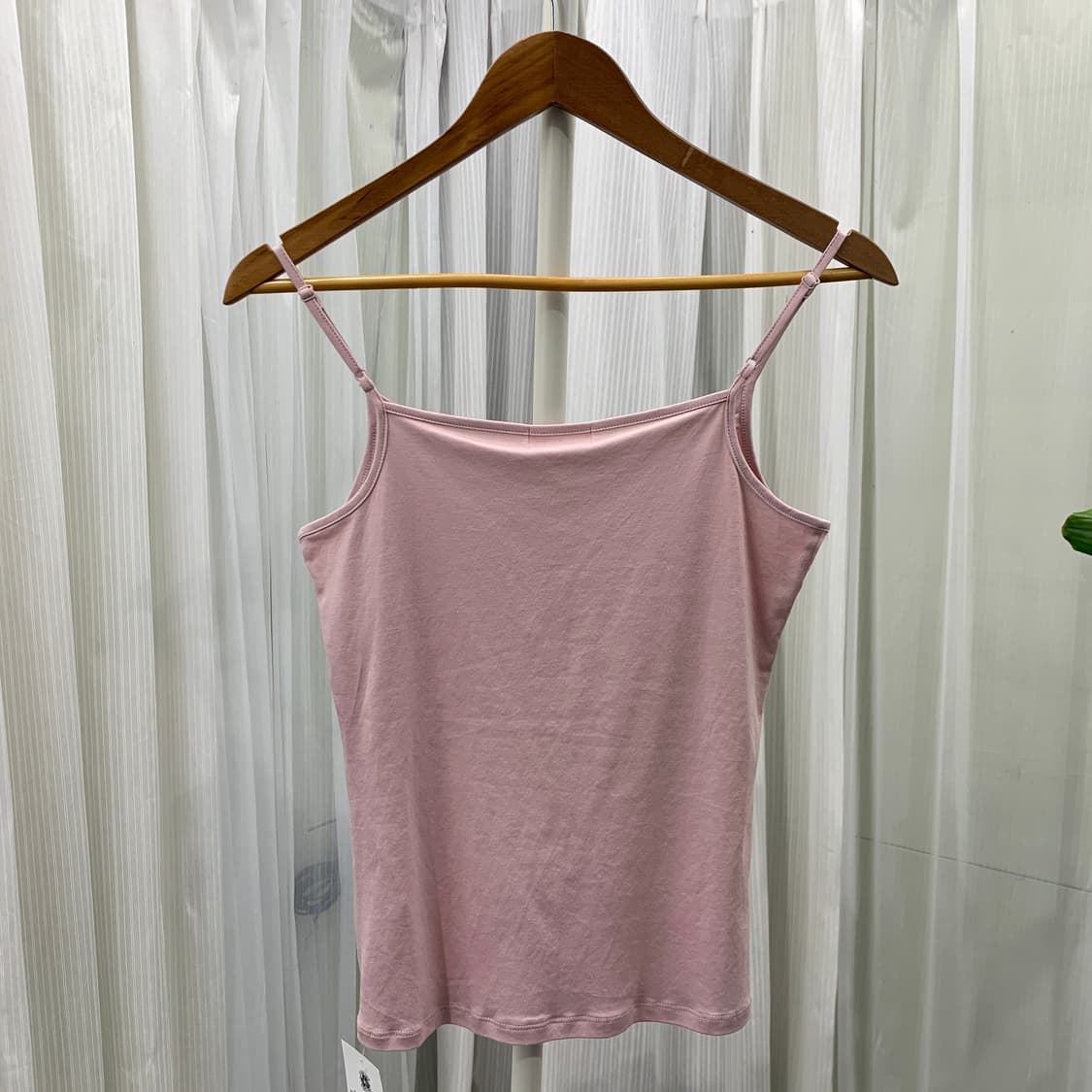 일본 빈티지 SOUP 진주 장식 쉬폰 셔링 나시 1875 상품이미지2