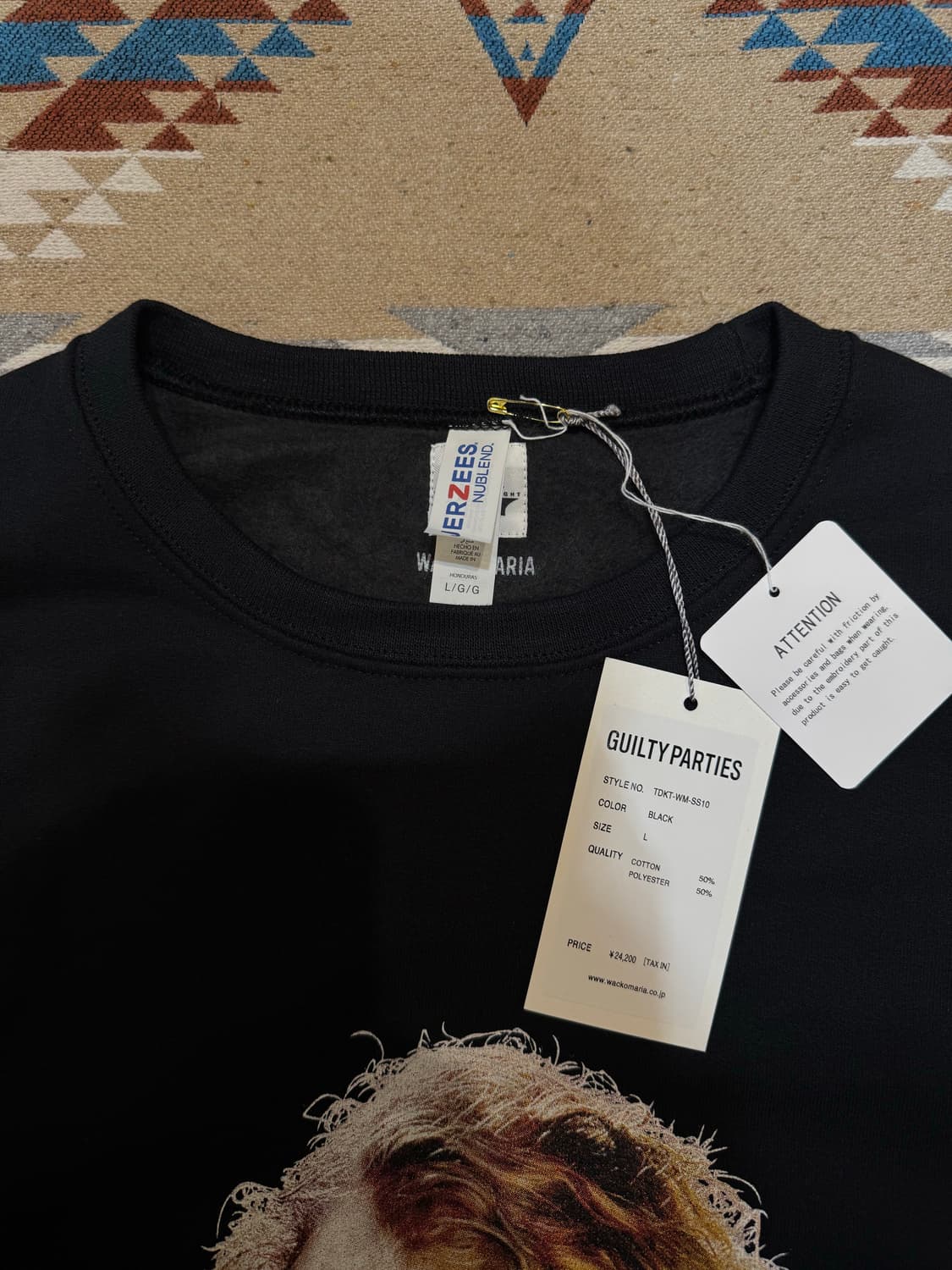 [L] 와코마리아 x 다크나이트 트롤리지 스웻셔츠  상품이미지3