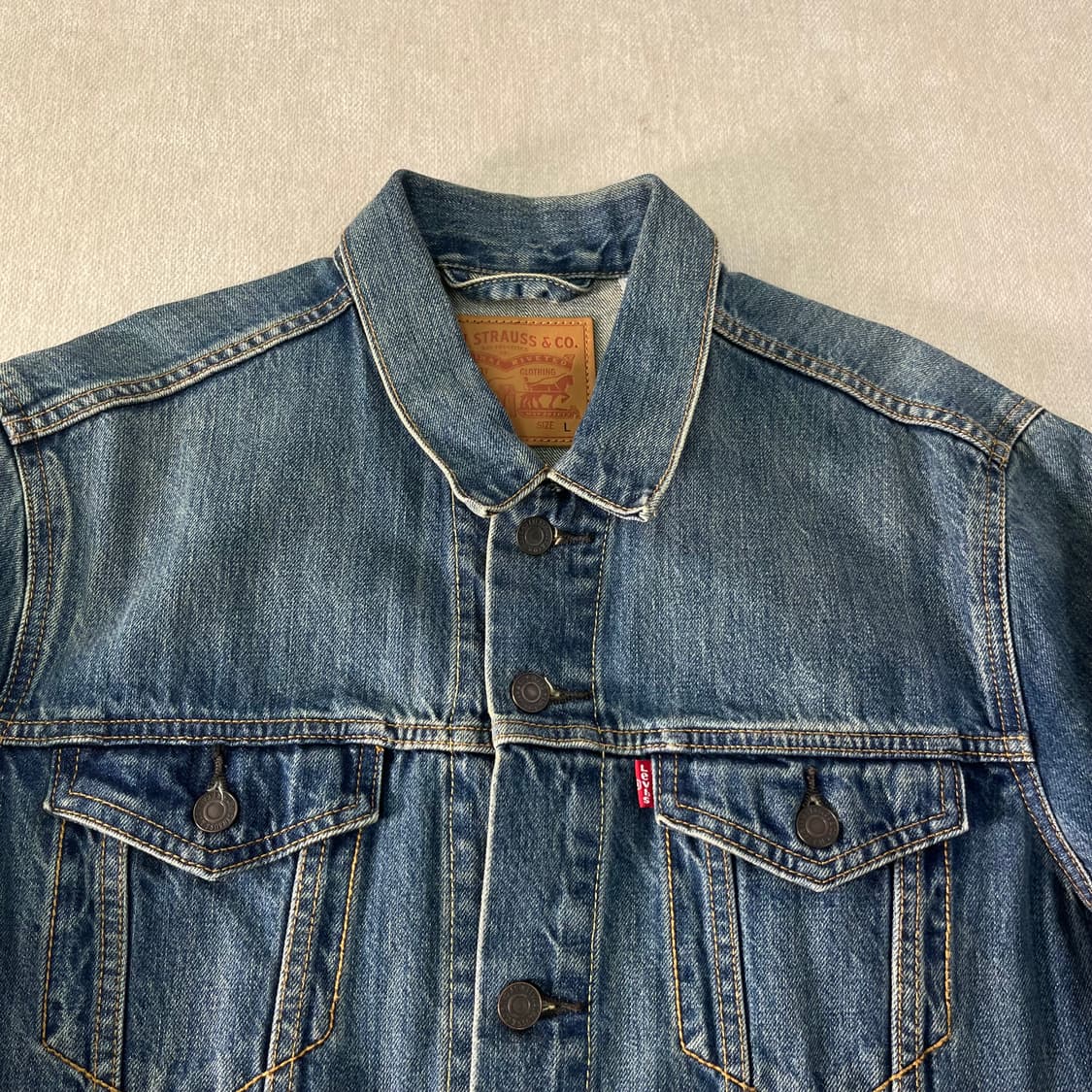 100 리바이스 데님 트러커 자켓 상품이미지2