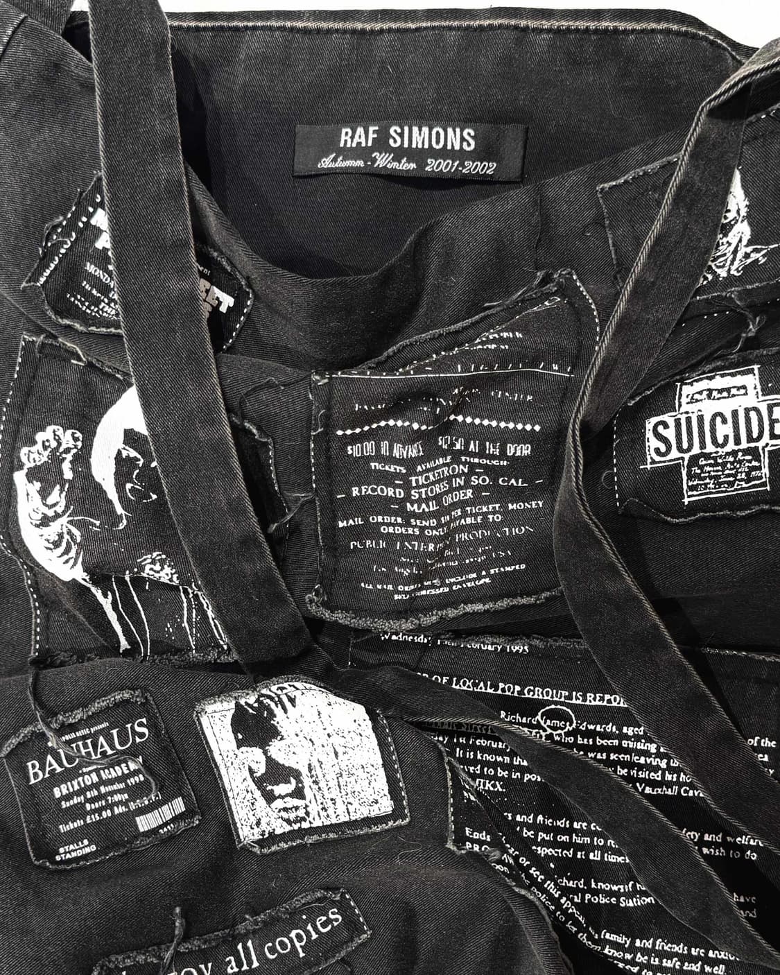 리프시몬스 Raf Simons Riot Riot Riot 토트백 2001 상품이미지1