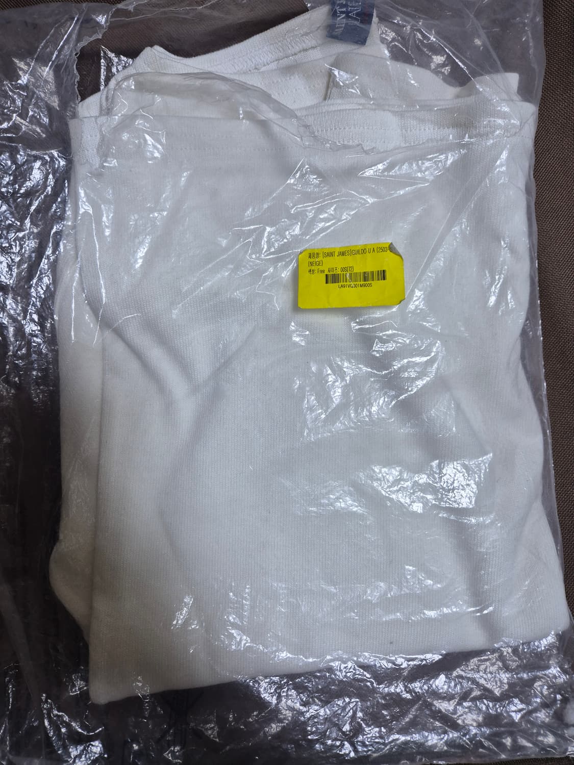 (새상품) 세인트제임스 길도U T2 화이트 상품이미지5