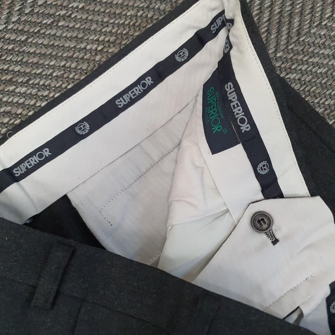 슈페리어 울100 슬랙스 팬츠 남자34 상품이미지2