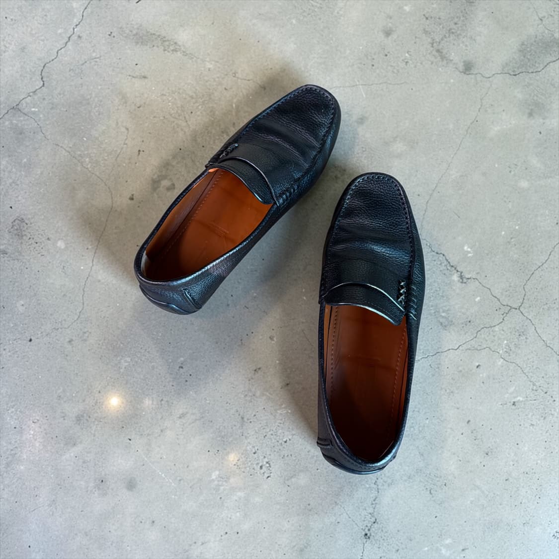 260~265/ 에르메네질도 제냐 레더 드라이빙  상품이미지4