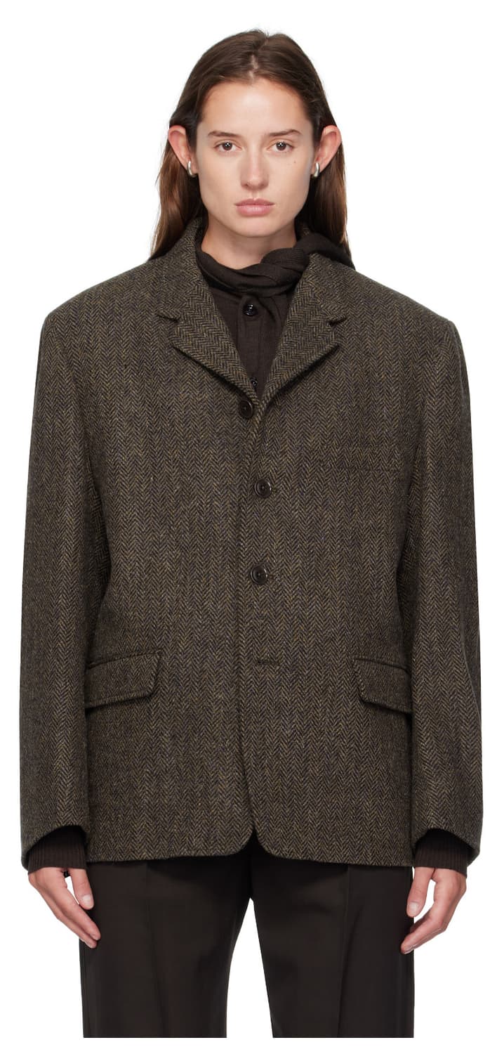 르메르 해리스 박시 테일러드 자켓 브라운 36사이즈 상품이미지1