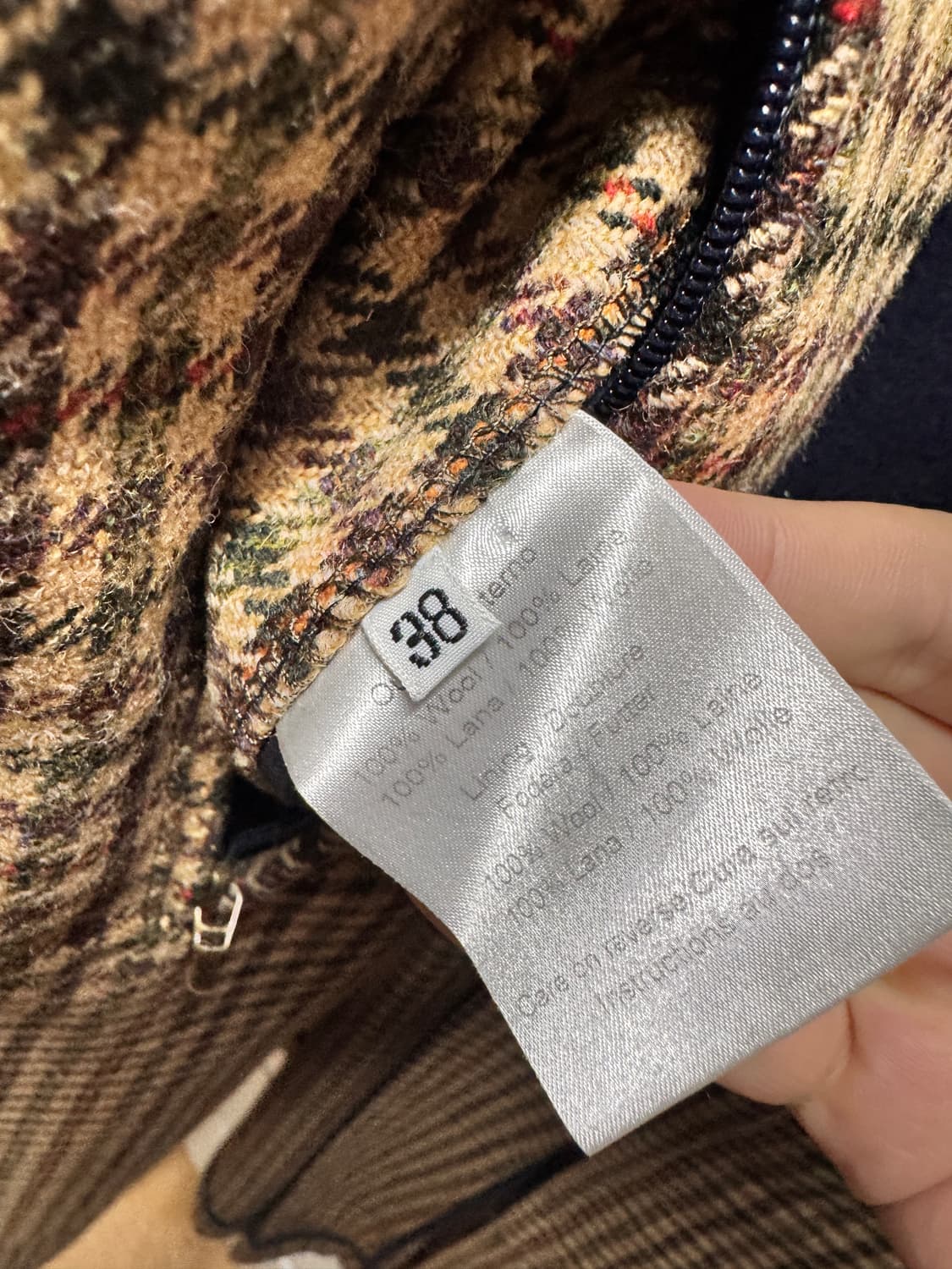 드레익스 건클럽 체크 발마칸 코트 38 상품이미지4