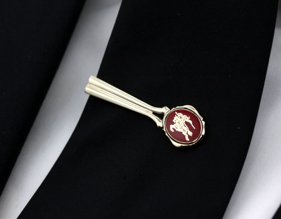 버버리 A등급 5cm 실버925 은 남자 명품 넥타이핀 상품이미지7