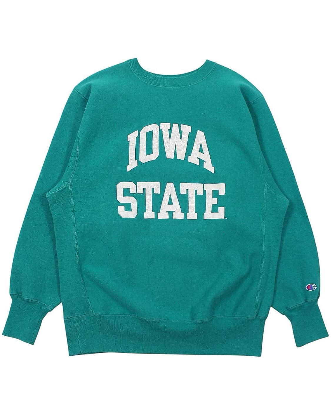 1990s USA 챔피온 리버스위브 스웻셔츠 아이오와 빈티지 미국제 상품이미지1