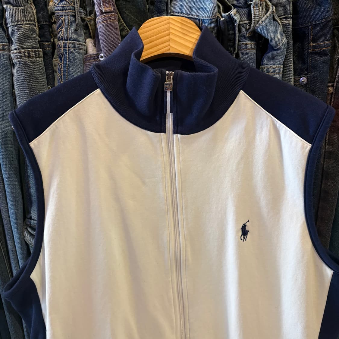 폴로 랄프로렌 배색 베스트 (조끼) 상품이미지2