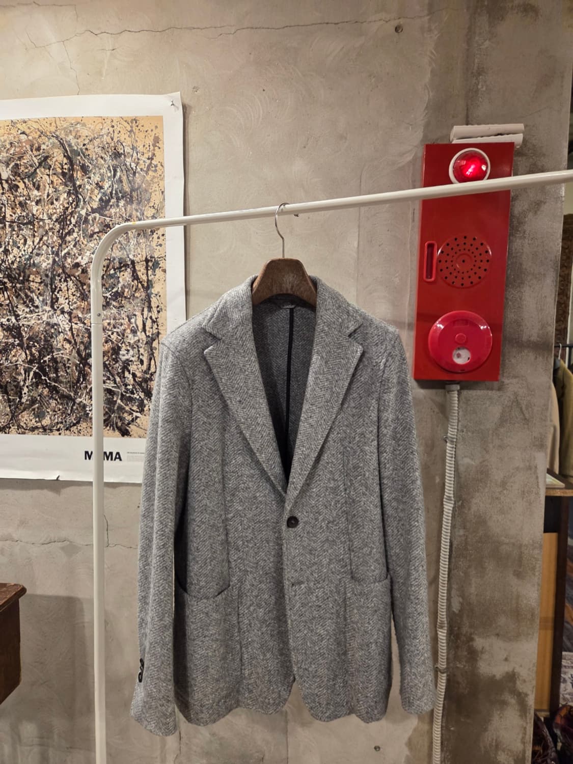 이탈리아 클래식 브랜드 프라디 트위드자켓 상품이미지1