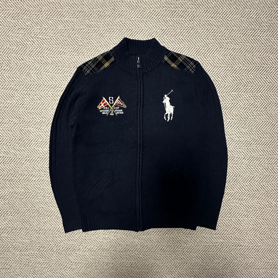 POLO RALPH LAUREN usa made knit zipup 상품이미지1