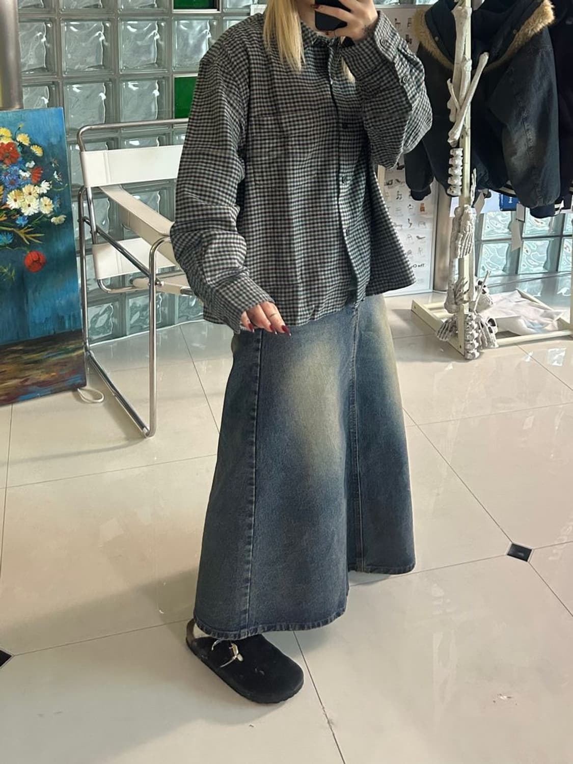 FLANNEL BOXY SHIRT 플란넬 박시 셔츠 상품이미지2