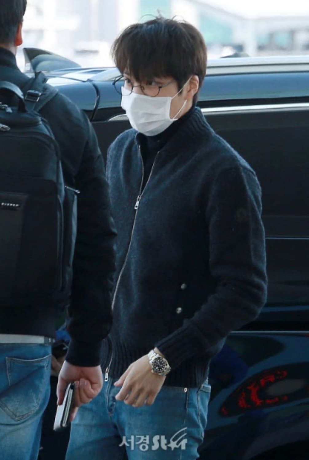M/ 몽클레어 블랙패치 니트 집업자켓 상품이미지1