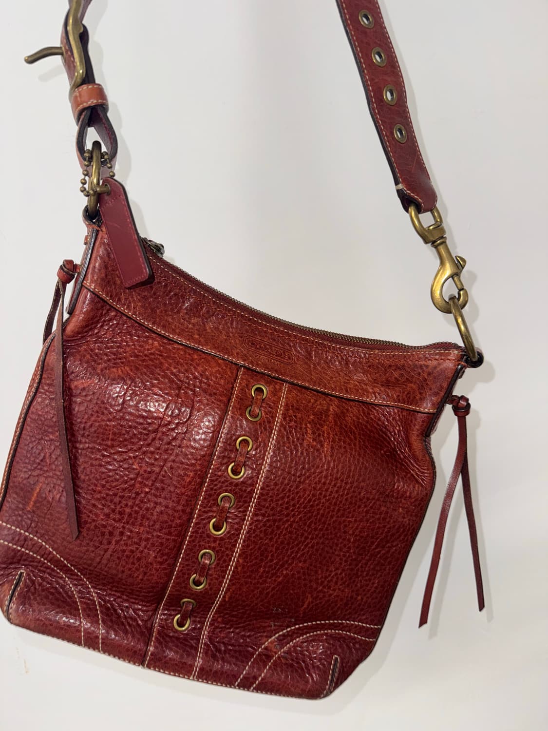 코치 레더 토트 숄더 상품이미지1