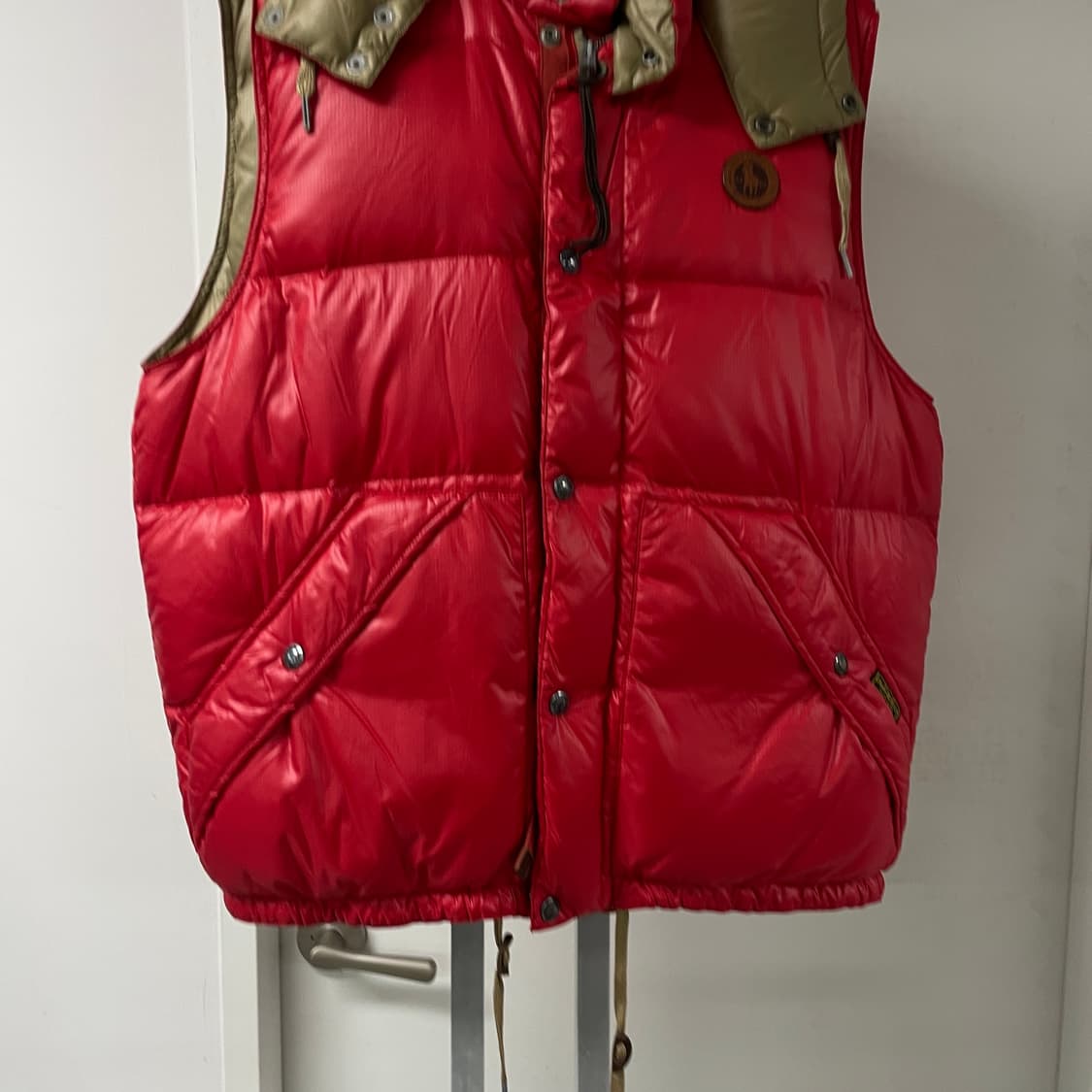 폴로 랄프로렌 레드 패딩 조끼 XL 상품이미지3