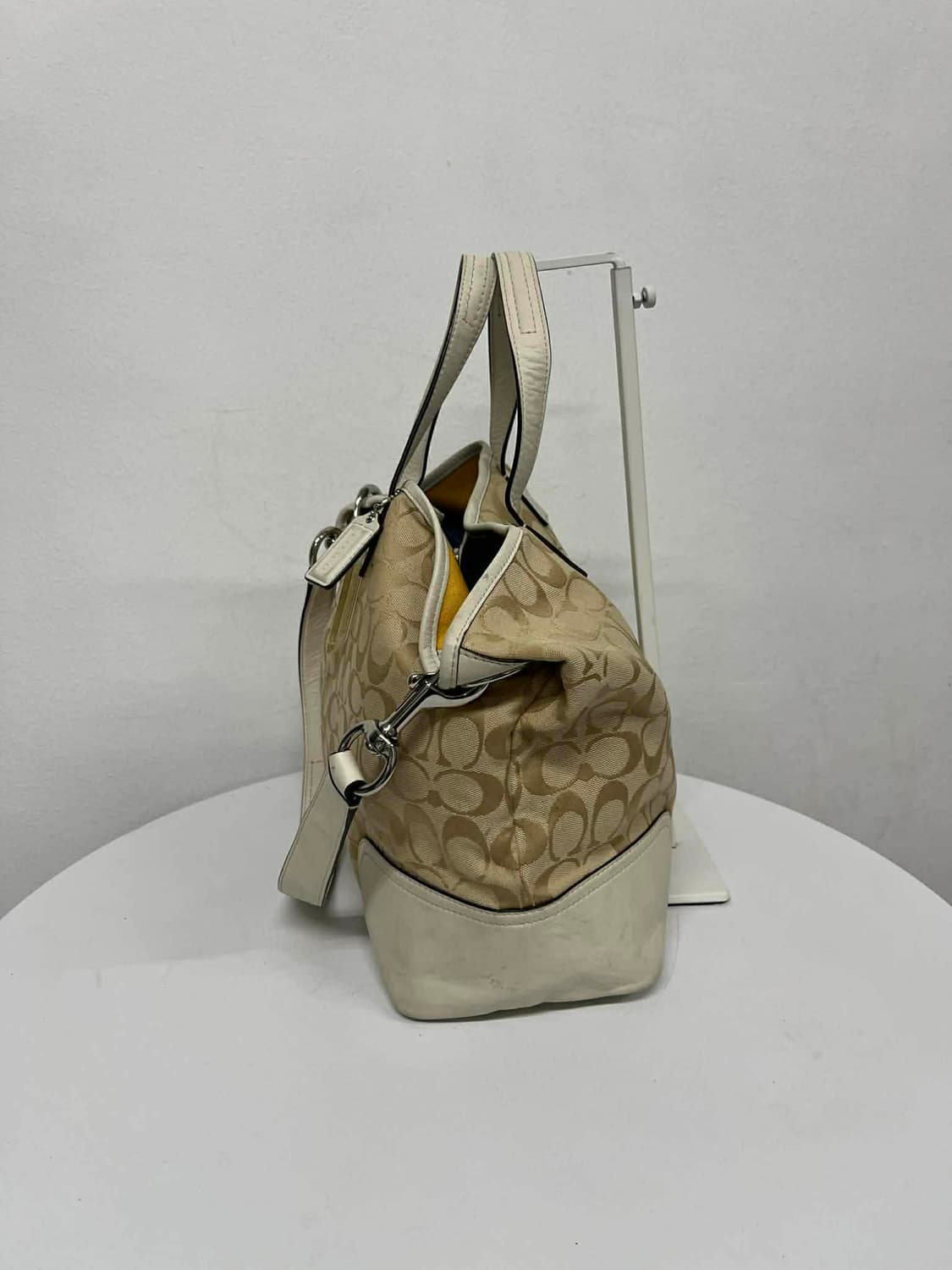 코치 시그니처 캔버스 투웨이 쇼퍼 숄더백 토트백 상품이미지3