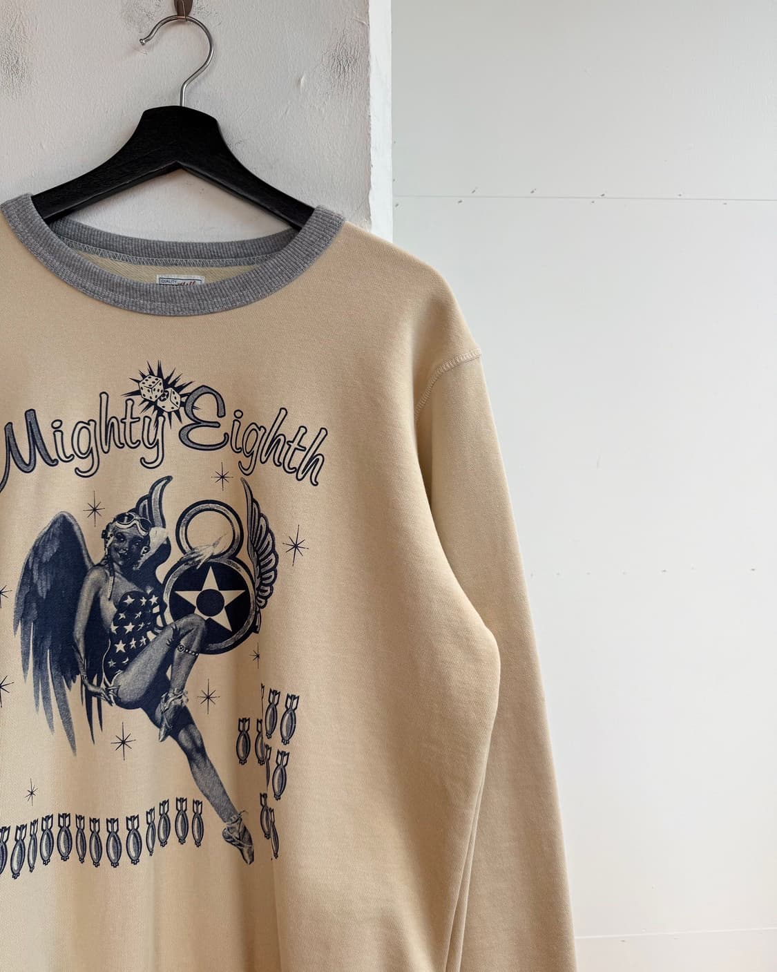 토이즈 맥코이 옐로우 밀리터리 에잇 스웻 셔츠 상품이미지5