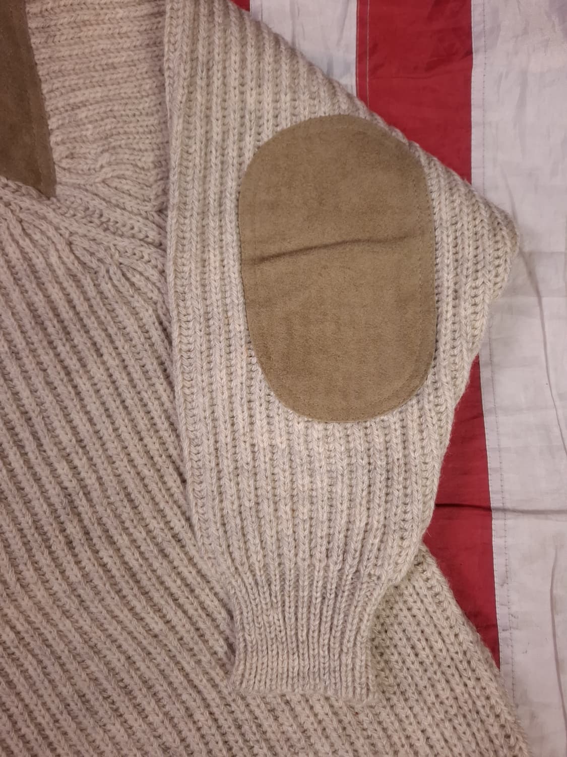 새제품 90's 오리지날 영국제조 Niffi 울 피션맨 니트 상품이미지7