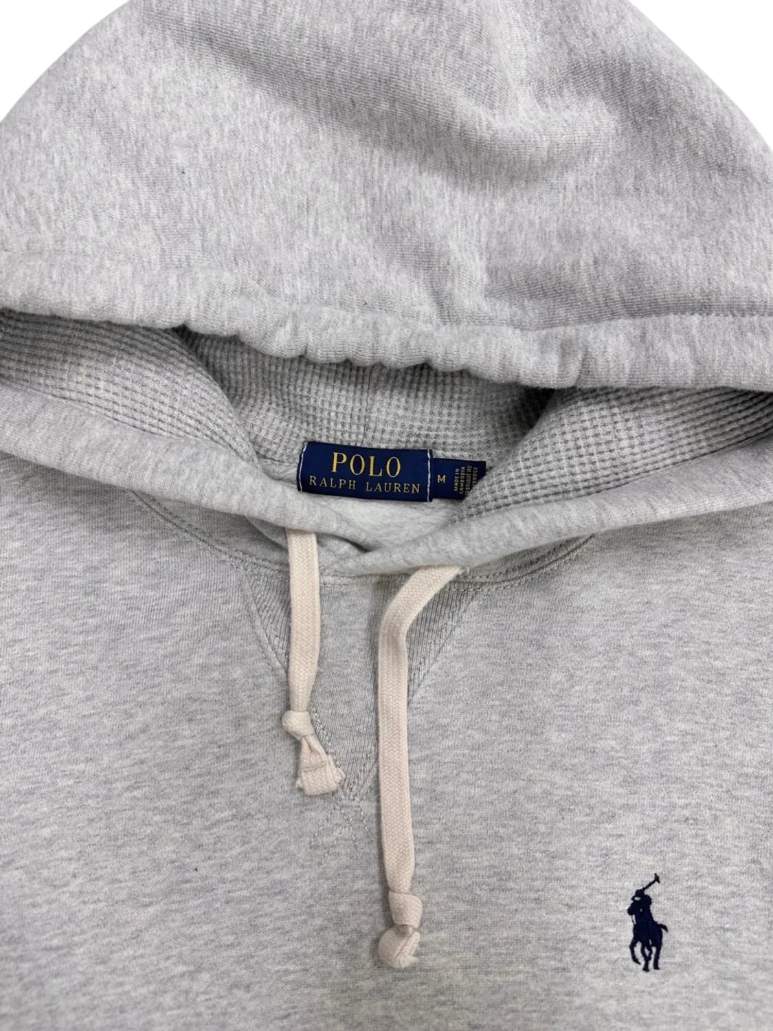 폴로 스웻 후드티 그레이 (M) 상품이미지3