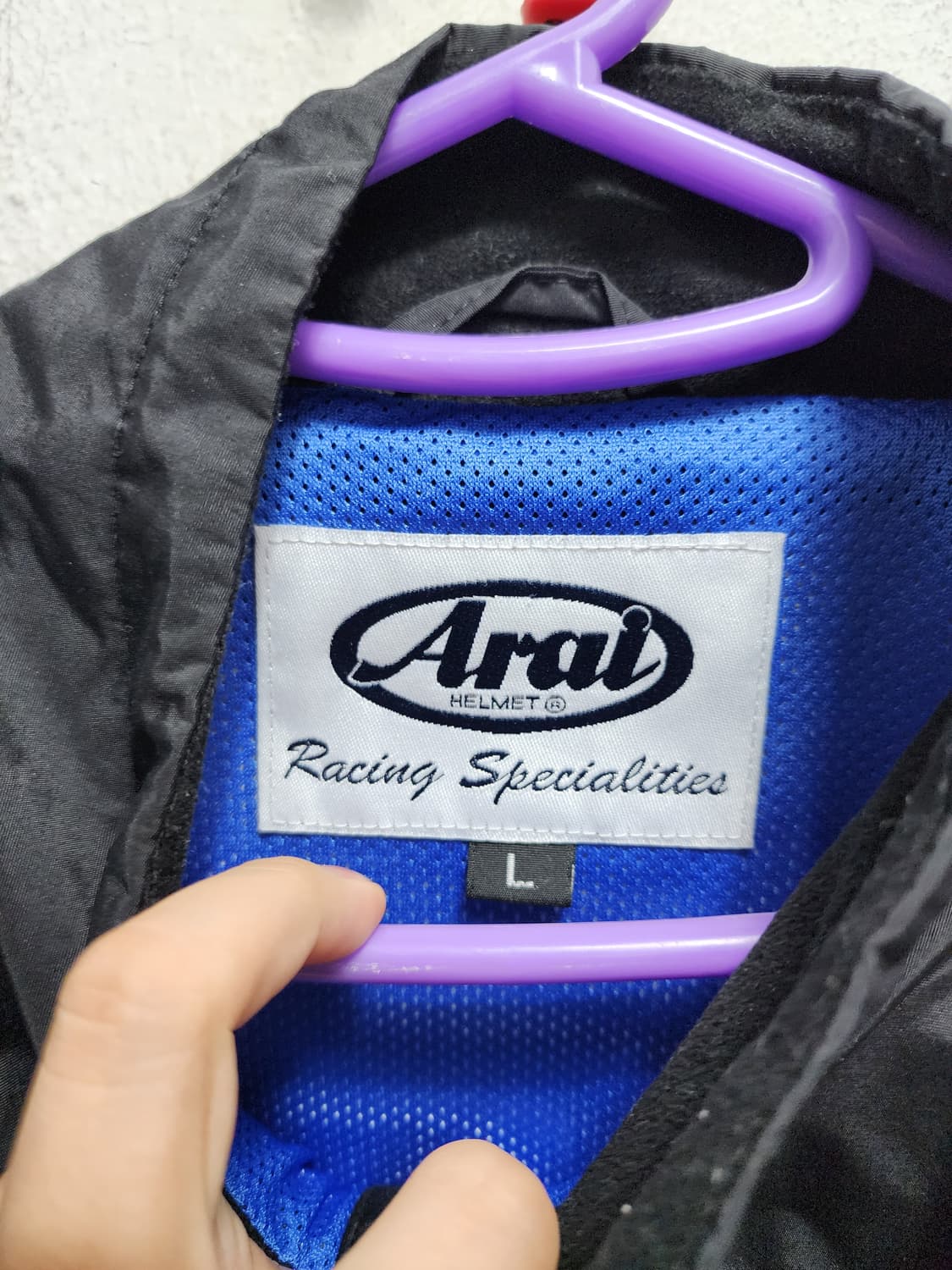 아라이(Arai) 블랙 레이싱 바람막이 자켓 상품이미지5