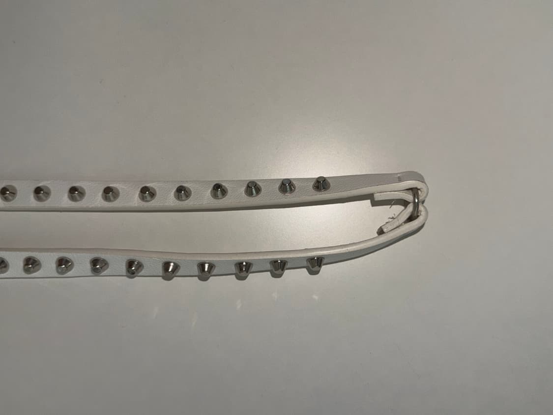 화이트 스터드 벨트 상품이미지3