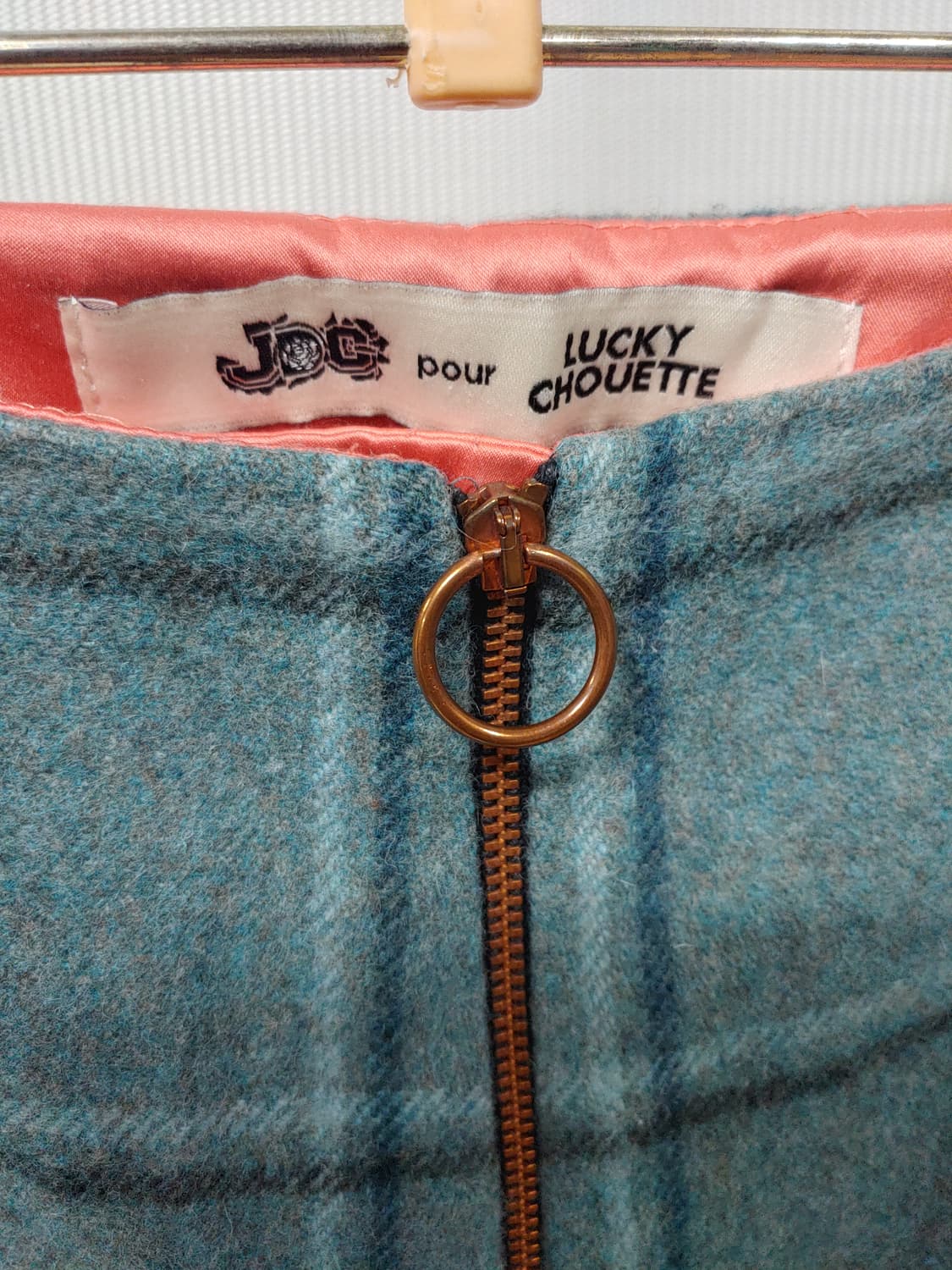 럭키슈에뜨 체크 패턴 부츠컷 여성36 상품이미지3