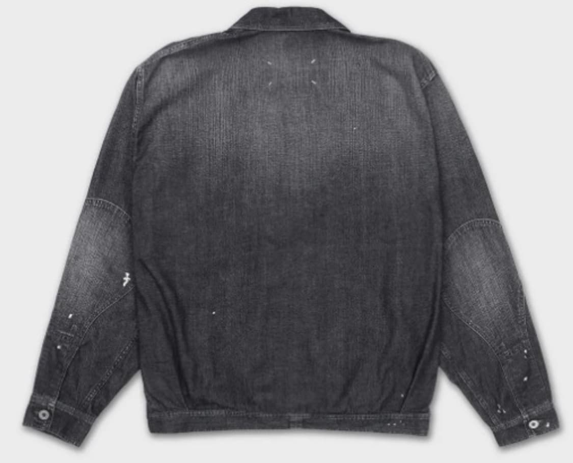 메종 마르지엘라 스톤 워시 자켓 블랙 48 상품이미지2