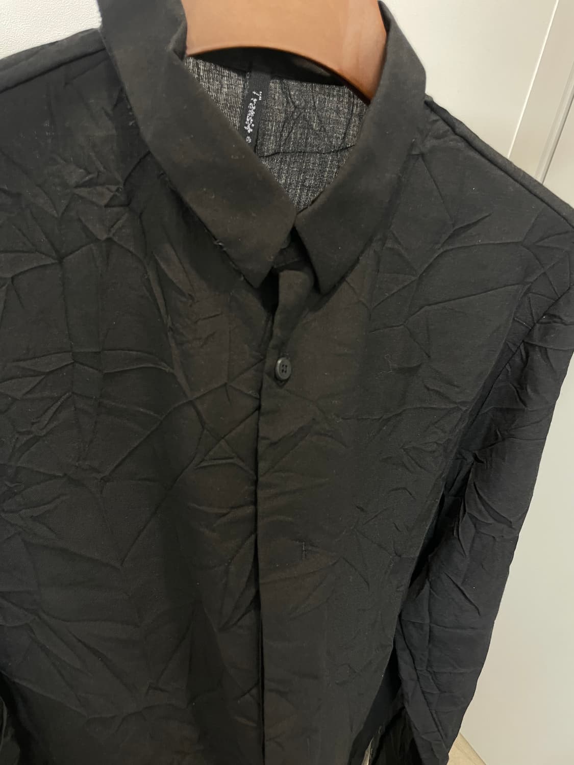 (M) Transit 트랜짓 크링클 울 린넨 셔츠 상품이미지7