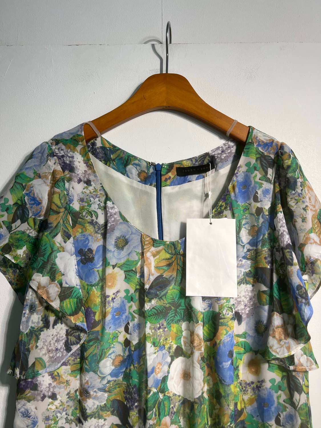 (새상품) Flower blouse 블라우스  상품이미지4