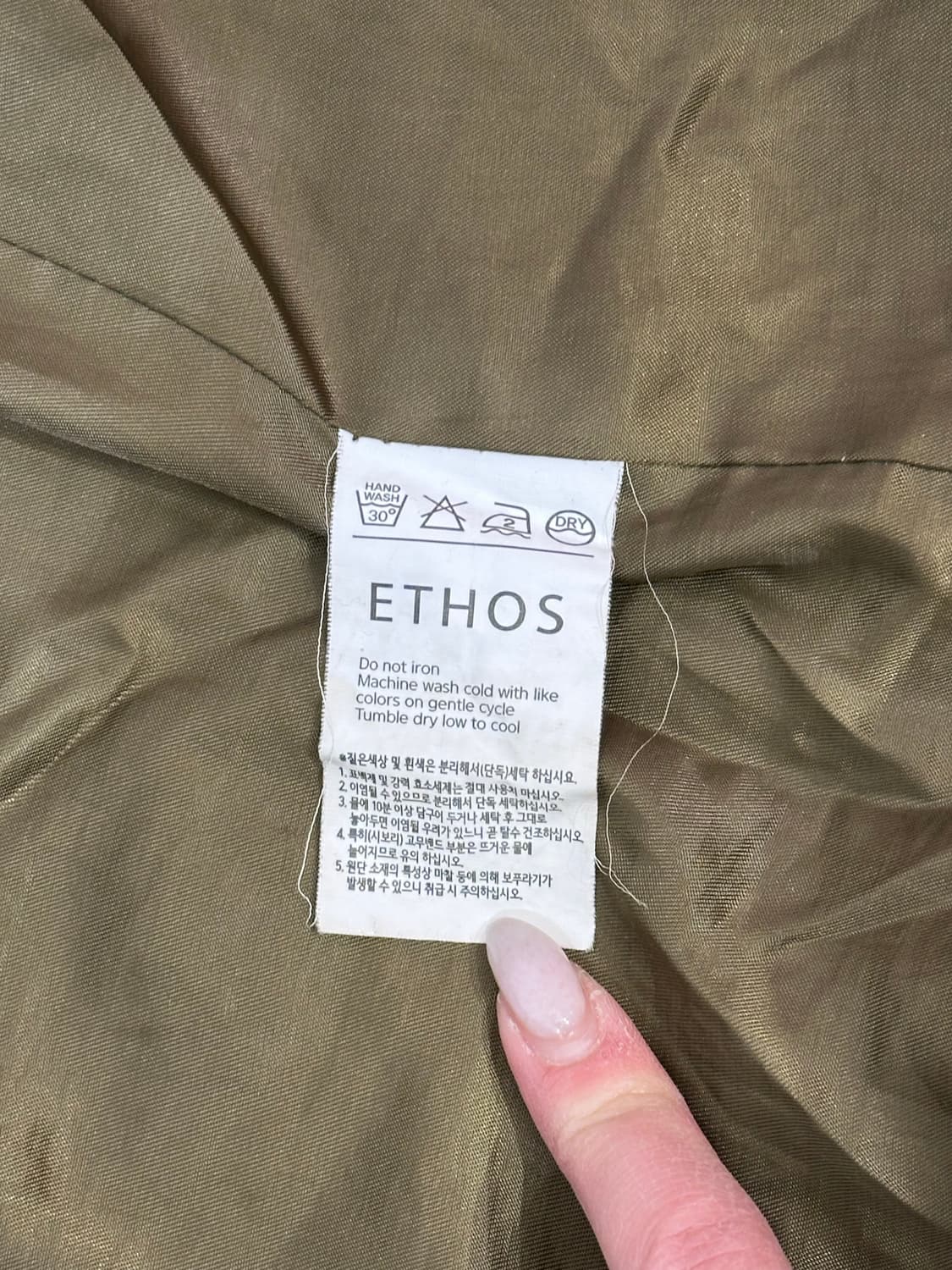 빈티지 올리브 카키 m65 야상 파카 자켓  상품이미지7