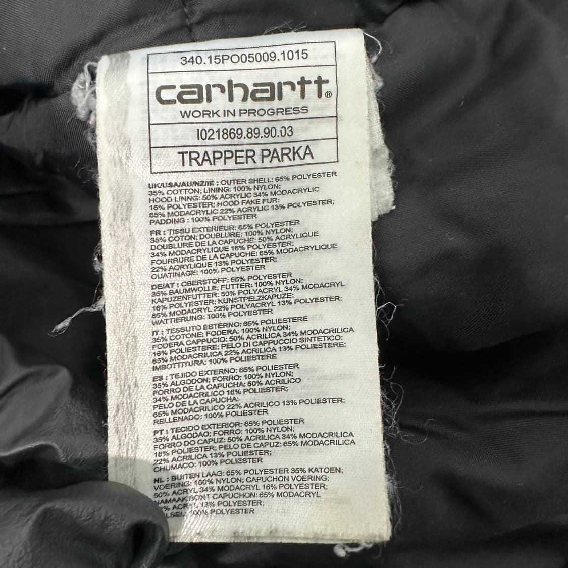 칼하트 WIP 트래퍼 파카 상품이미지4