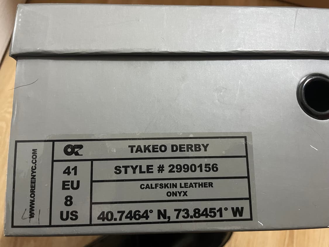 [새상품] oree nyc 타케오 더비 41 상품이미지10