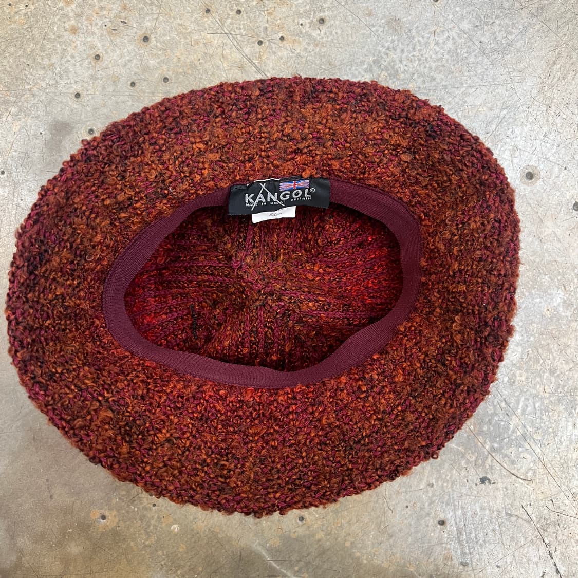 빈티지 캉골 그라데이션 부클 버킷햇 상품이미지4